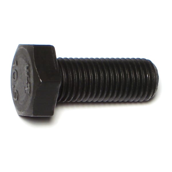 Midwest Fastener Class 10.9, M12-1.50 Hex Head Cap Screw, Plain Steel, 30 mm L, 4 PK 73941 - main